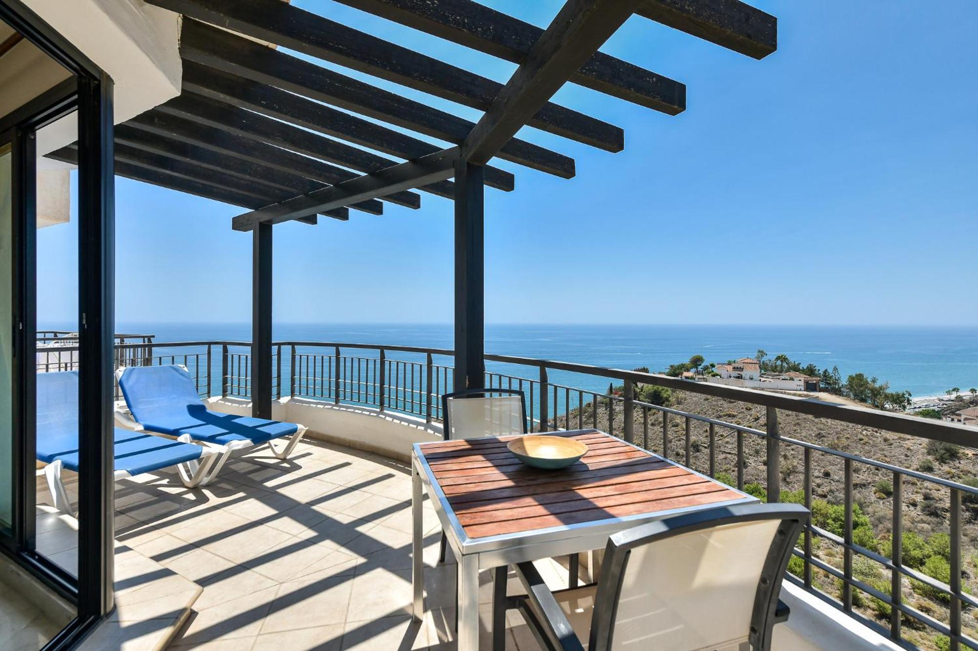 Apartamento Vista Mar Frontal Garaje Y Wifi Torrox Εξωτερικό φωτογραφία